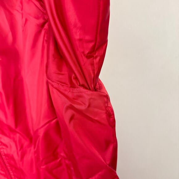 totes Pink Fleece Lined Removable Hood Zip Lightweight Windbreaker Jacket 3XL - Picture 9 of 15